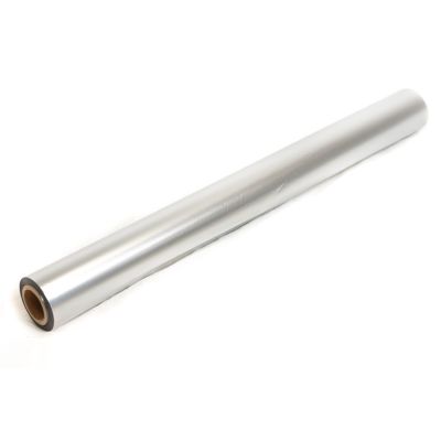 (63.5cm x 50m) Foil Roll Satin (Chrome) Silver