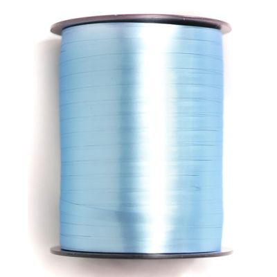 Elegant Curling Ribbon (flat) 455m Satin (Chrome) Light Blue