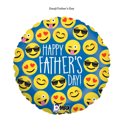 Betallic Foil 45cm (18&quot;) Emoji Father&#039;s Day (Unpackaged)
