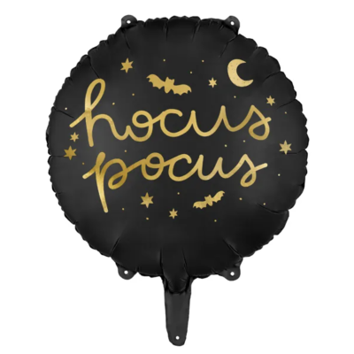 Party Deco Foil Hocus Pocus Black 45cm (18")