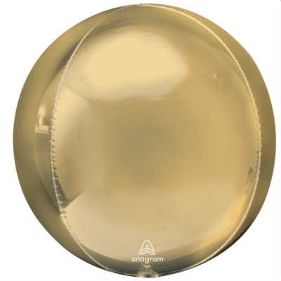 Anagram Solid Colour Orbz Jumbo 54cm (21") White Gold
