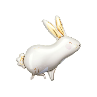 Party Deco Foil Shape Bunny Rabbit 84 x 82cm (33" x 32")