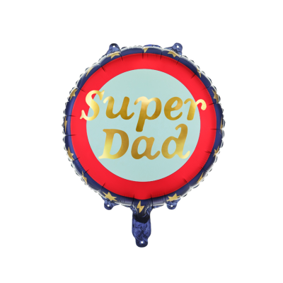 Party Deco Foil Round 45cm (18") Super Dad