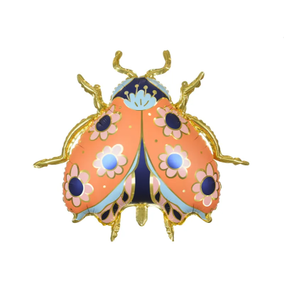Party Deco Foil Shape Ladybug 87 x 75cm (34" x 30")