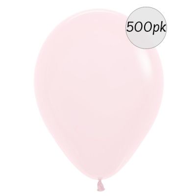 Sempertex Latex Bulk Pack 500/30cm Pastel Matte Pink