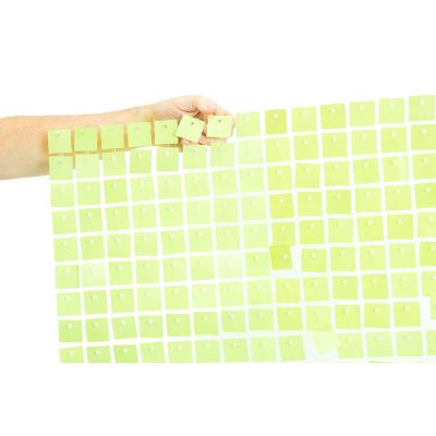 (35cm x 35cm) Shimmer Sequin Wall Panel - Pastel Matte Green