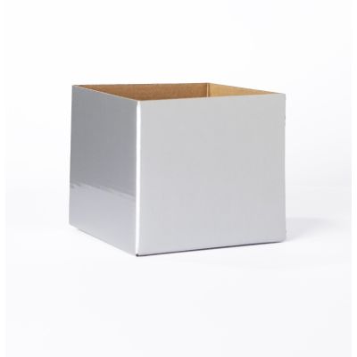Posy Box (12.5 x 12.5cm) Silver