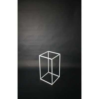 Metal Plinth Frame (285 x 285 x 500mmH) White