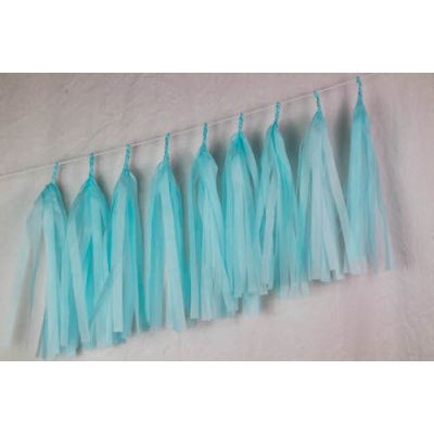 P9 Balloon Tassels (35cm x 12cm) Standard Baby Blue