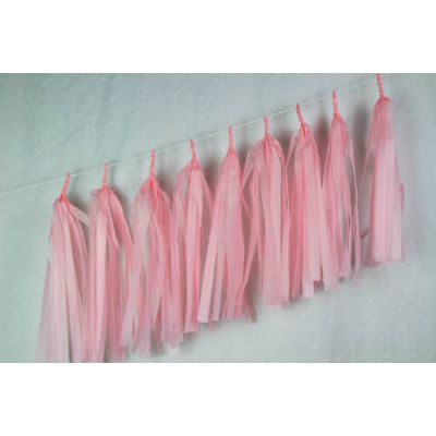 P9 Balloon Tassels (35cm x 12cm) Standard Baby Pink