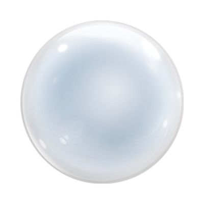 T-Balloon Deco Bubble 555mm (22") Clear (Unpackaged)