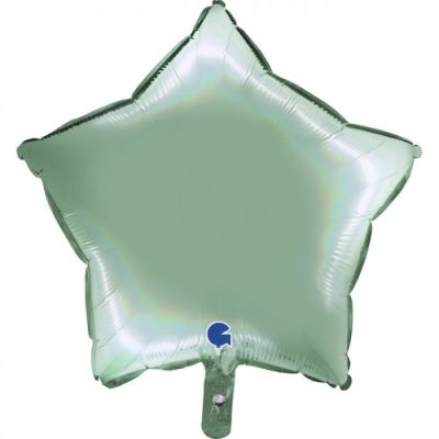 Grabo Foil Star 45cm - Holographic Platinum Tiffany 