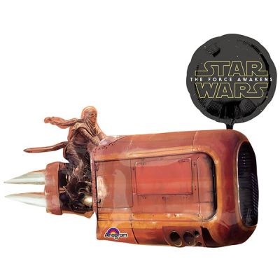 Anagram Foil Licensed Shape Star Wars Force Awakens Land Cruiser (88cm x 73cm) (Discontinued)