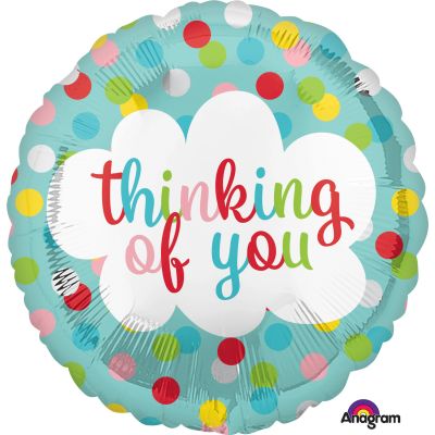 Anagram Foil 45cm (18") Thinking Of You Dots
