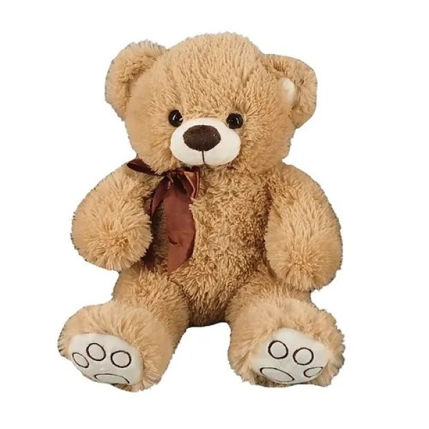 Jojo Bear with Ribbon Beige 20cm