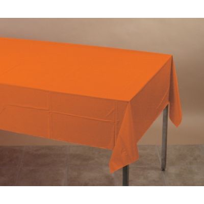 (12 x P1) Tablecover Rectangle Deep Orange