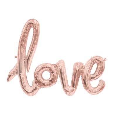 Northstar Air-Filled Script 40" Love (Rose Gold)