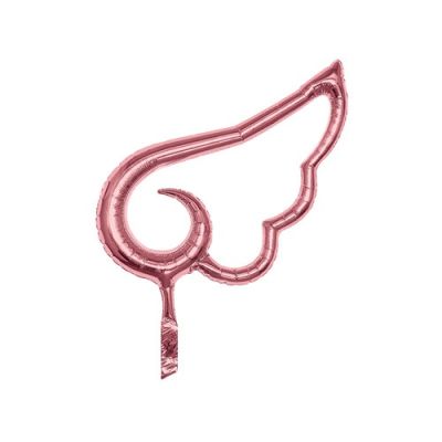 SAG Microfoil 28cm (11&quot;) Angel Wing Metallic Light Pink (Unpackaged)