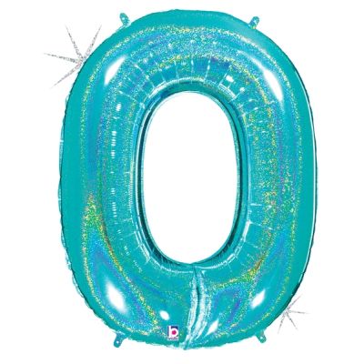 Betallic / Grabo Foil Megaloon 102cm (40") Robin's Egg Glitter Number 0