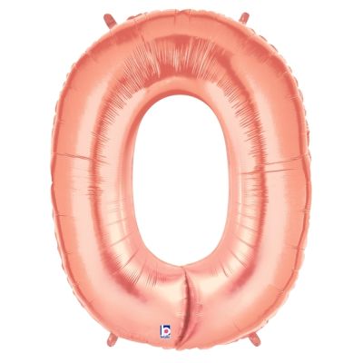 Grabo Foil Megaloon 102cm (40") Rose Gold Letter O