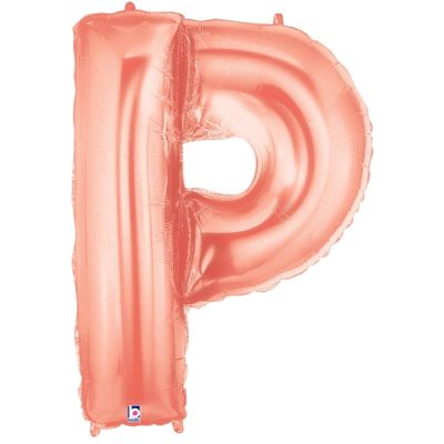 Grabo Foil Megaloon 102cm (40") Rose Gold Letter P