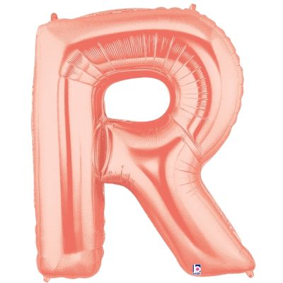 Grabo Foil Megaloon 102cm (40") Rose Gold Letter R