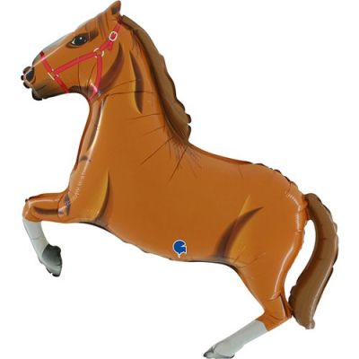 Grabo Foil Shape 86cm (34") Horse Light Brown