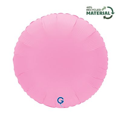 Grabo Foil Solid Colour Round 46cm (18") Soft Matte Sakura Pink