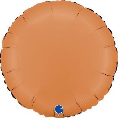 Grabo Foil Solid Colour Round 46cm (18") Satin Caramel (Unpackaged)