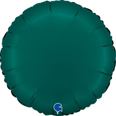 Grabo Foil Solid Colour Round 46cm (18") Satin Emerald Green (unpackaged)