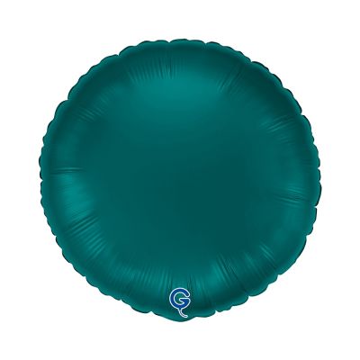 Grabo Foil Solid Colour Round 46cm (18") Satin Emerald Green (unpackaged)