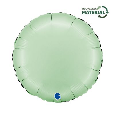 Grabo Foil Solid Colour Round 46cm (18") Glazed Mint (Unpackaged)