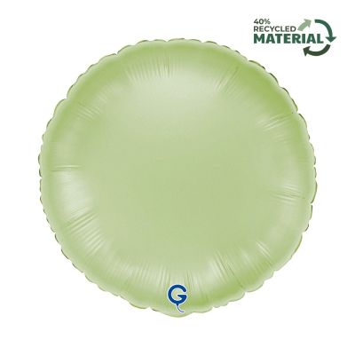 Grabo Foil Solid Colour Round 46cm (18") Satin Olive Green (unpackaged)