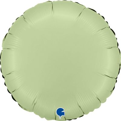 Grabo Foil Solid Colour Round 46cm (18") Satin Olive Green (unpackaged)