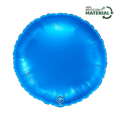 Grabo Foil Solid Colour Round 46cm (18") Blue (Unpackaged)