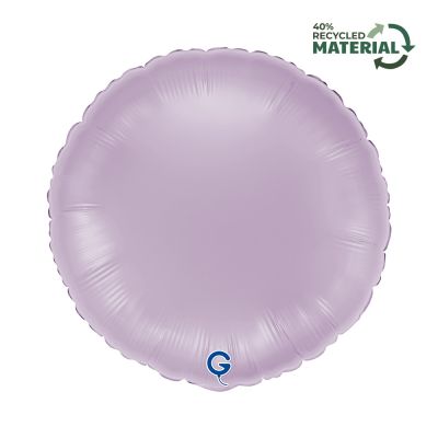 Grabo Foil Solid Colour Round 46cm (18") Lilac (unpackaged)