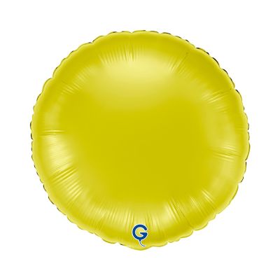Grabo Foil Solid Colour Round 46cm (18") Yellow (unpackaged)
