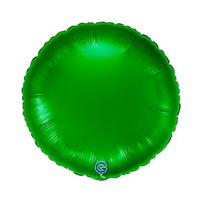 Grabo Foil Solid Colour Round 46cm (18") Green (Unpackaged)