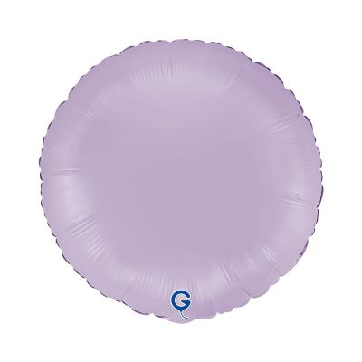Grabo Foil Solid Colour Round 46cm (18") Matte Lilac (Unpackaged)
