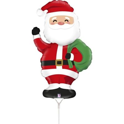 Betallic Microfoil 35cm (14") Christmas Santa - Air Fill (Unpackaged)