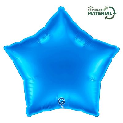 Grabo Foil Solid Colour Star 46cm (18") Blue (Unpackaged)