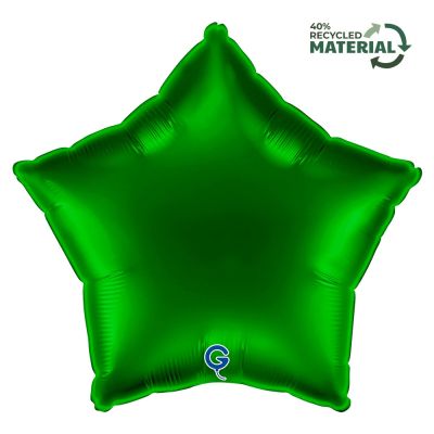 Grabo Foil Solid Colour Star 46cm (18") Dark Green (Unpackaged)