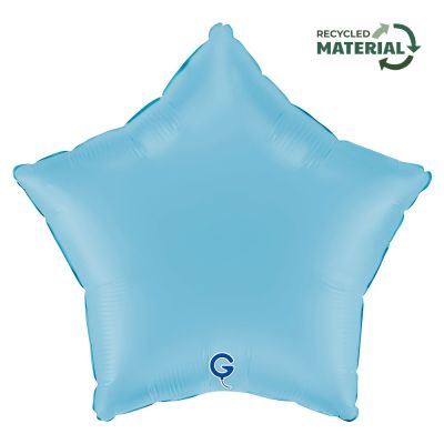 Grabo Foil Solid Colour Star 46cm (18") Matte Blue (Unpackaged)