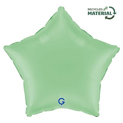 Grabo Foil Solid Colour Star 46cm (18") Matte Green (Unpackaged)