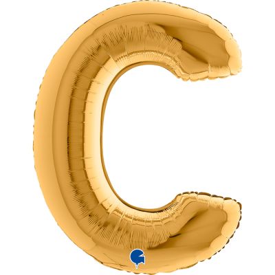 Grabo Foil Megaloon 102cm (40") Antique Gold Letter C