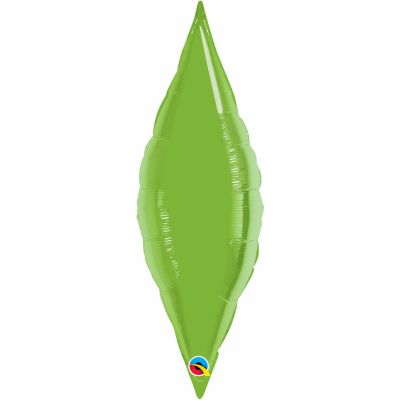 Qualatex Foil Decorative Shape Taper 68cm (27") Lime Green - Air fill