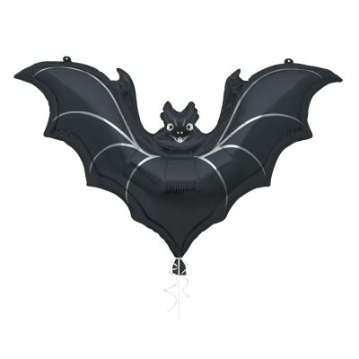 Unique Foil Shape Giant Black Bat 81cm (32")