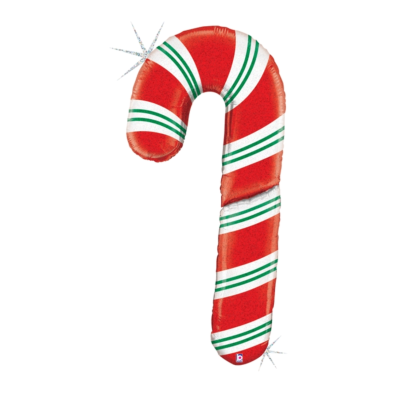 Betallic Foil Shape 153cm (60") Candy Cane