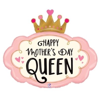 Betallic Foil Shape 93cm (37") Mother's Day Crown