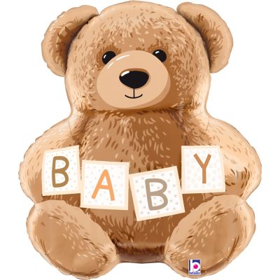Betallic Foil Shape 61cm (24") Baby Teddy Bear